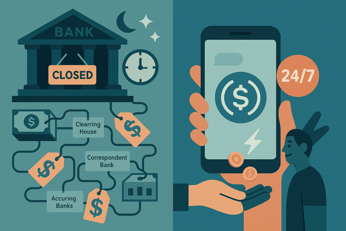 Fast, Lower-Cost Payments - Replace legacy payment rails with stablecoins